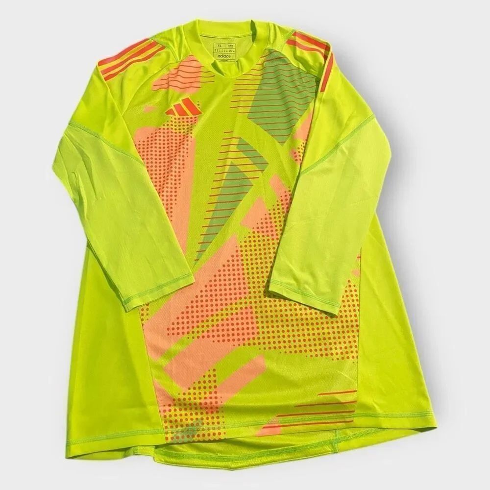 Adidas Tiro 24 Pro Goalkeeper Long Sleeve Slim Fit Yellow Jersey IK4907 size XL